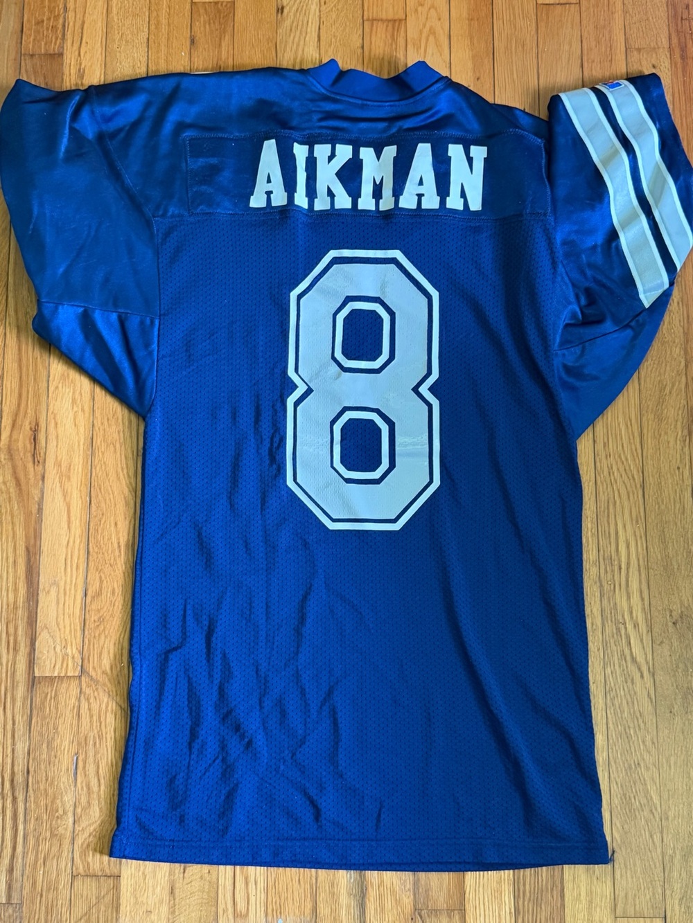 Dallas Cowboys Troy Aikman Vintage 90s Russell Authentic NFL Football Jersey 44